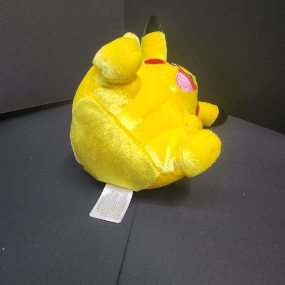 Tomy Pokemon Smiling Waving Pikachu 8" Polyester Plush Doll Officially Licensed - Picture 4 of 6